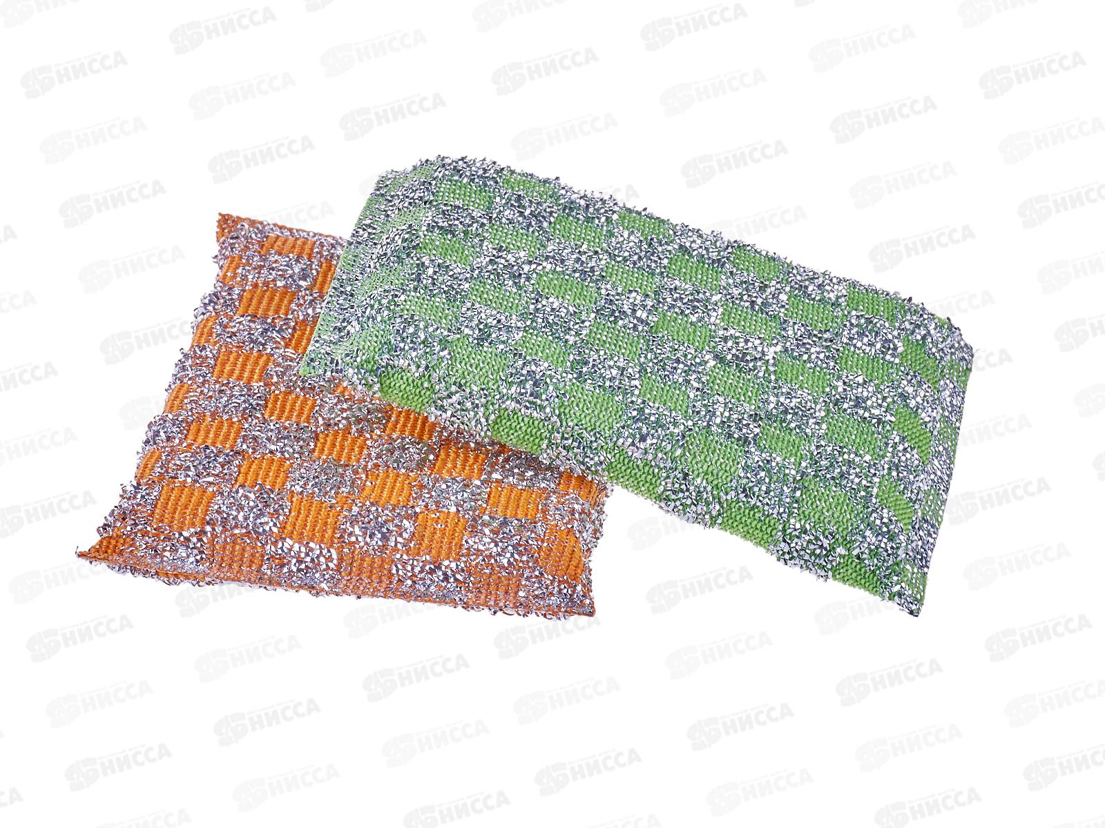 Губка хозяйственная, универсальная, 13.5х8.5 см., набор 4 губки, AL-4600 *240