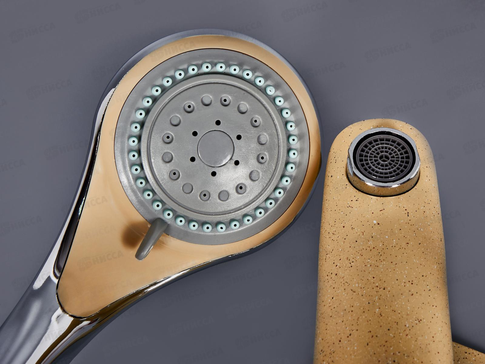 Смеситель для ванны РОТАТО Р30222-9 короткий гусак