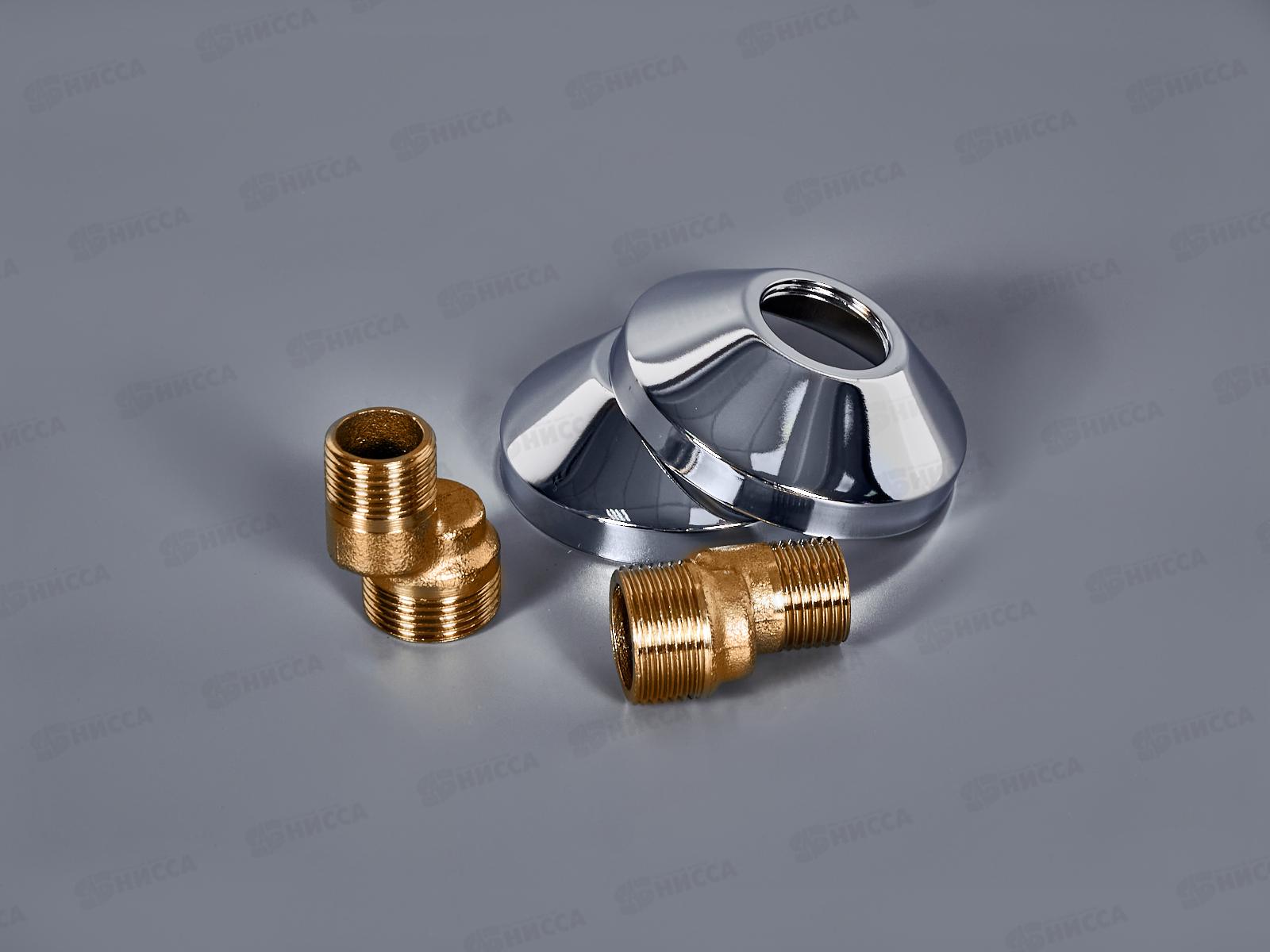 Смеситель для ванны РОТАТО Р3071-5 короткий гусак, красный