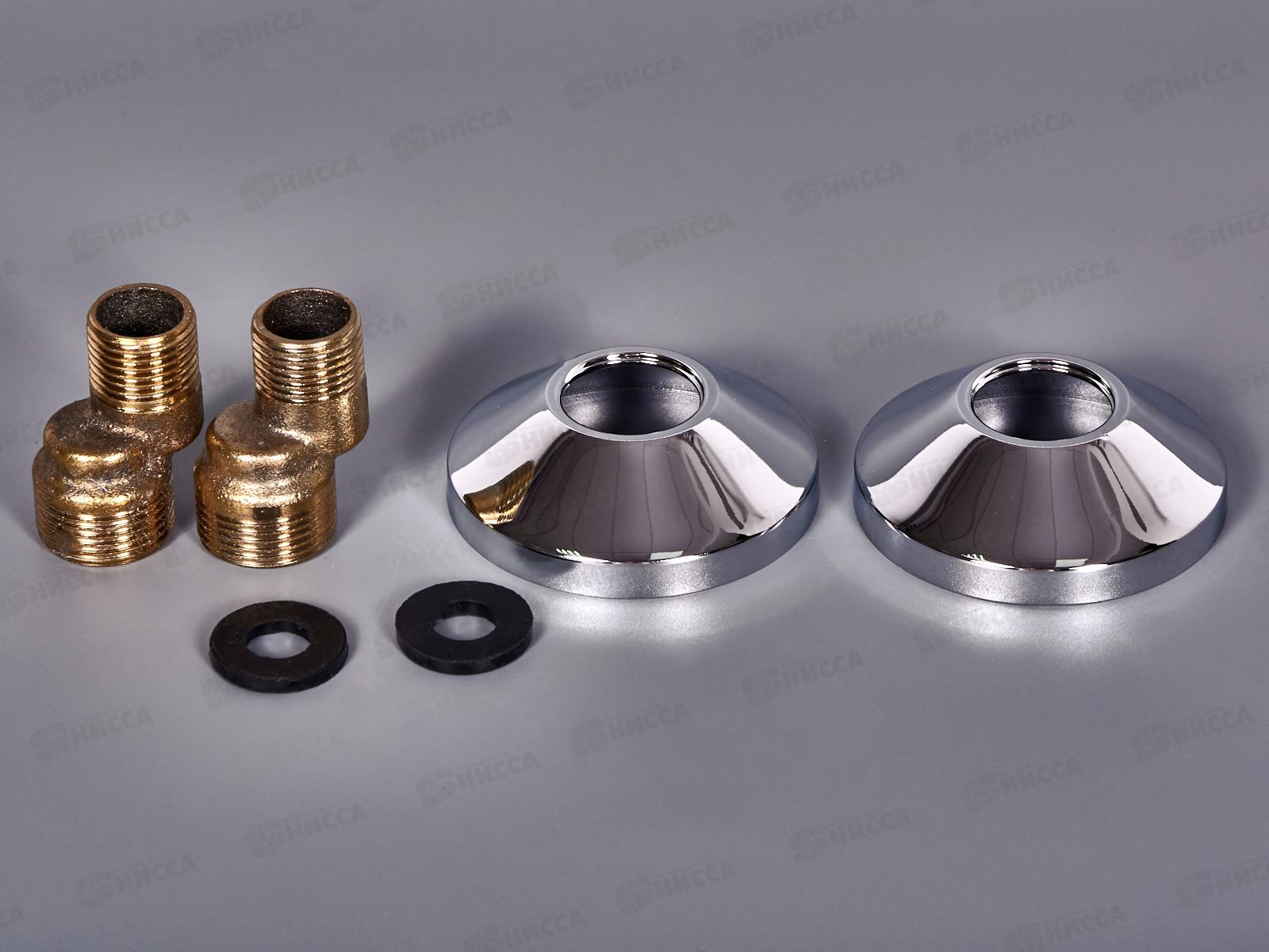 Смеситель для ванны ЭВЕРЕСТ В22-071D,1/2 голубой