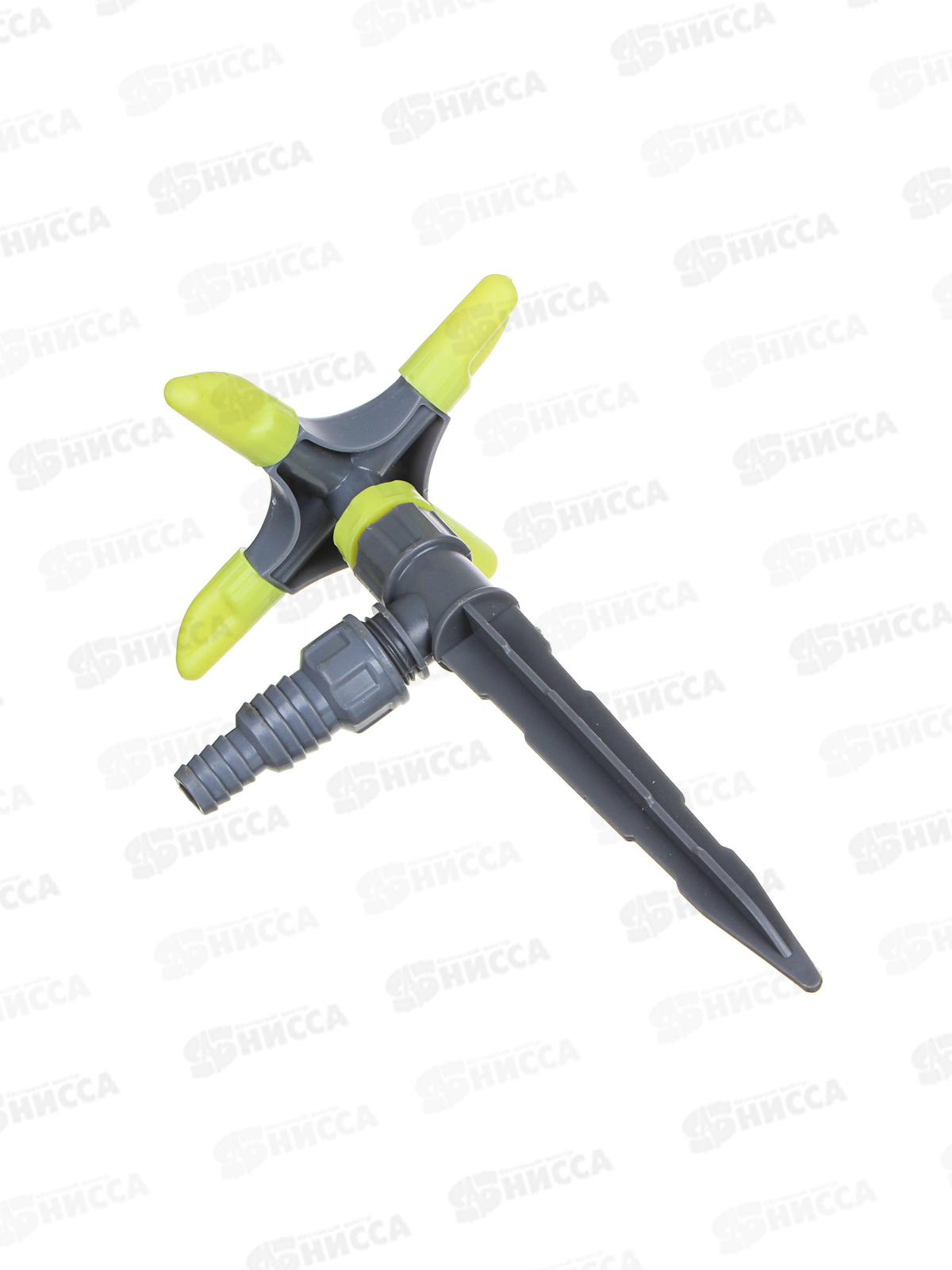 Разбрызгиватель 4-х лучевой на пике,круговой,пласт INBLOOM 161-008