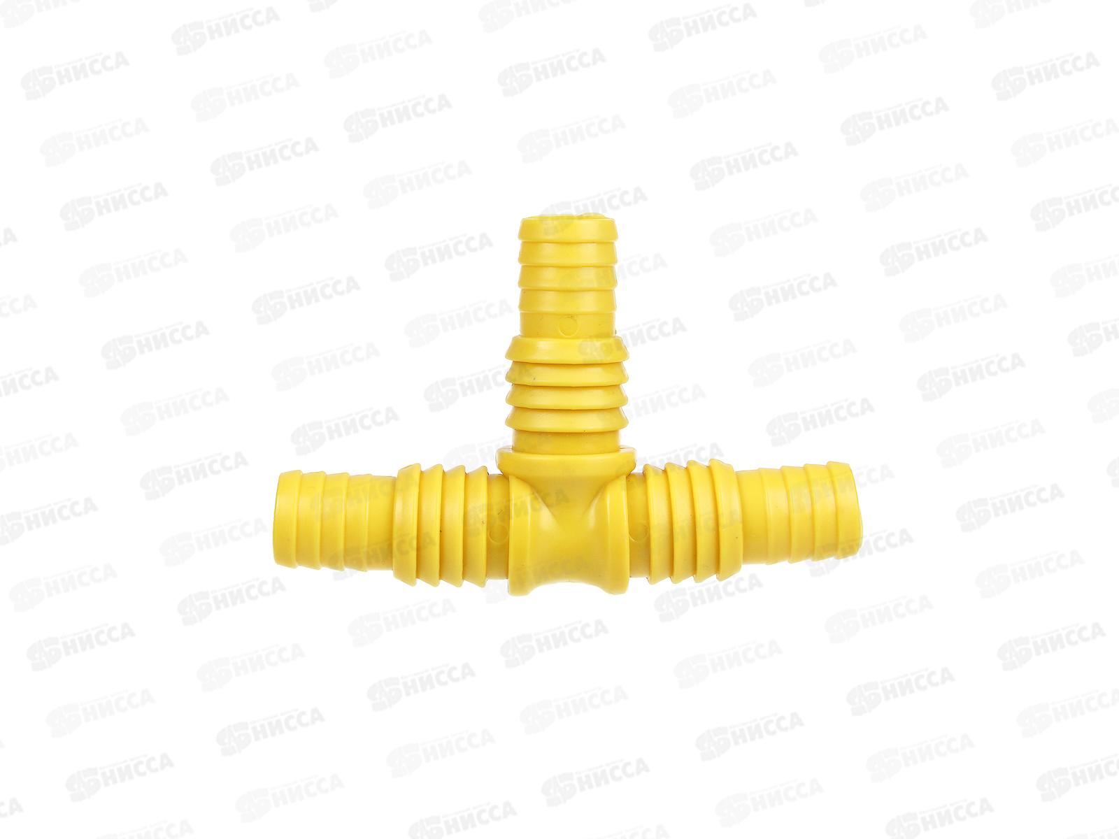 Тройник-штуцер для шланга 1/2&quot-5/8&quot пластик 169-025 г