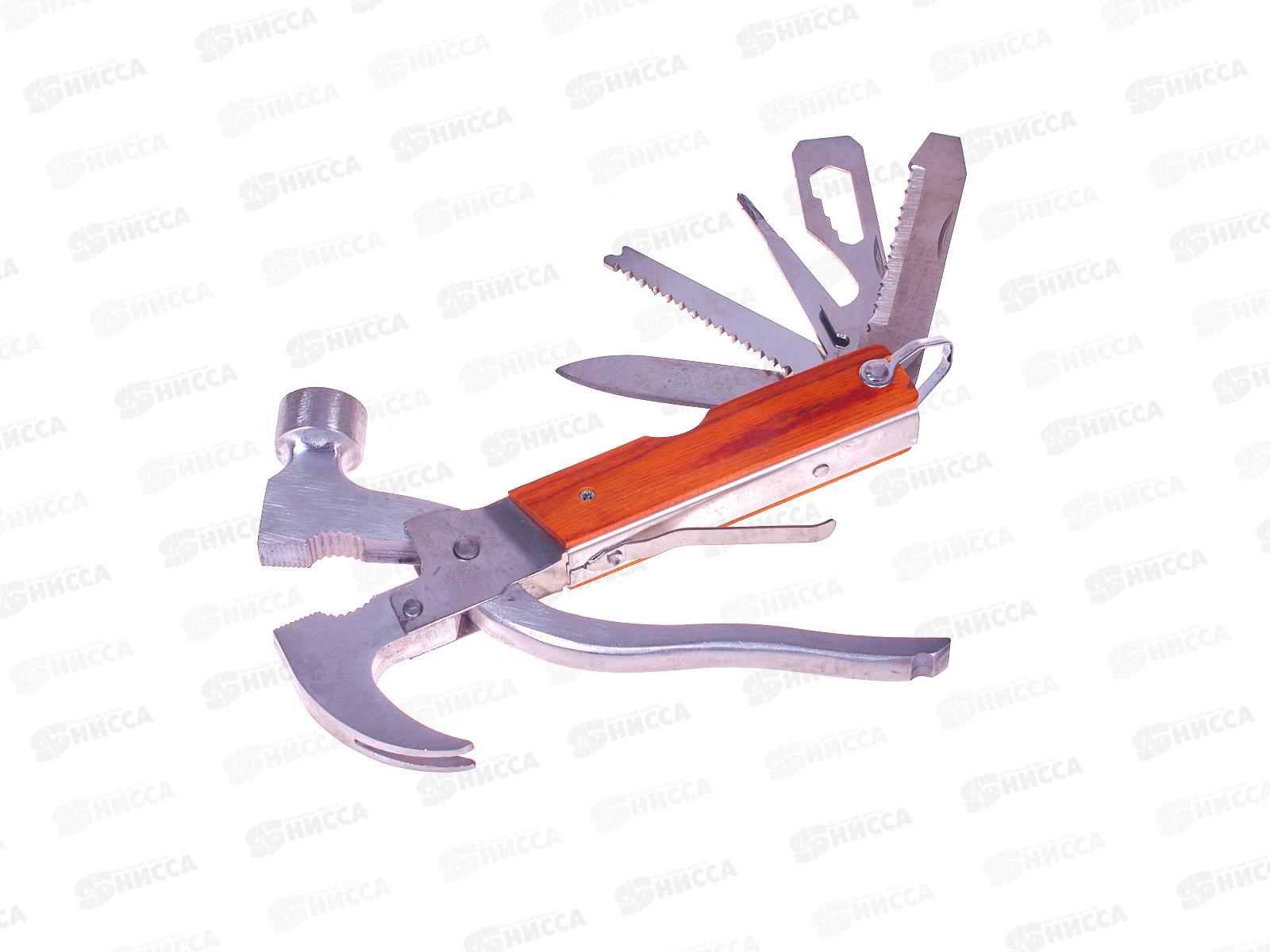 Набор походный (046226) молоток,гвоздодер,пассатижи,нож,открывашка,пила