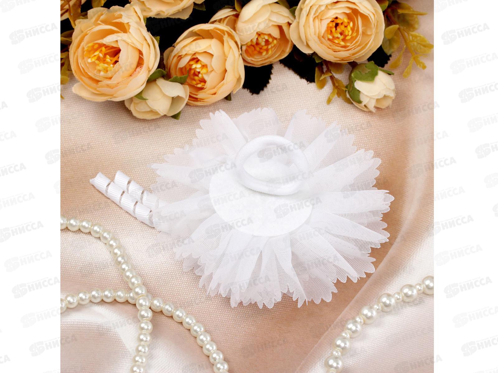 Резинка  д/в &quotШкольница&quot бант 9см резные концы с завитками 2297210