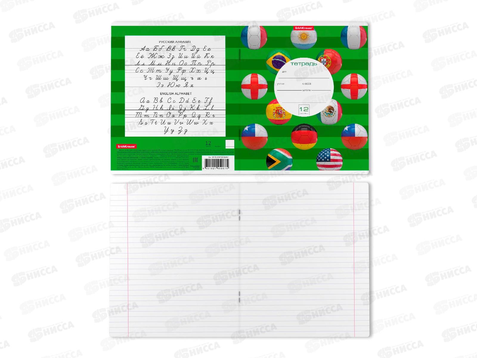 Тетрадь 12 листов линия ПОЛИ The Champions, 45067 *10/280