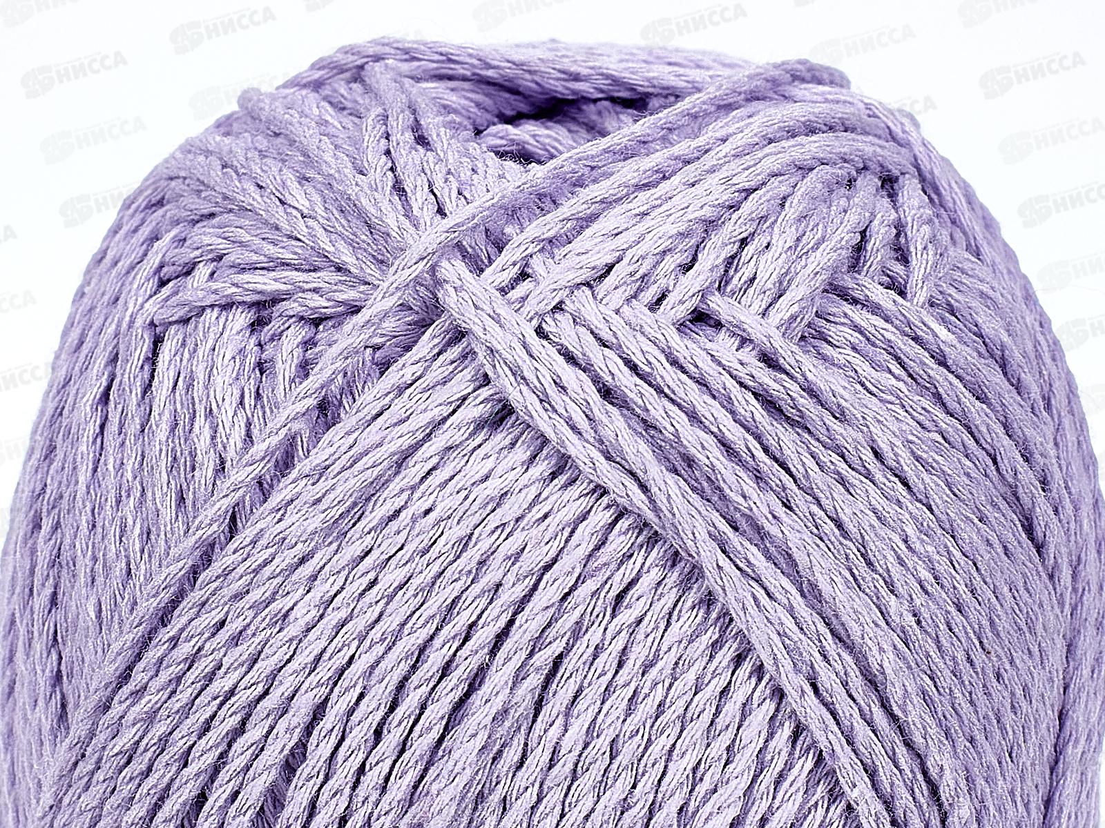 Пряжа Мягкий хлопок 70%/нейлон 30% 100гр 220м сирень 058