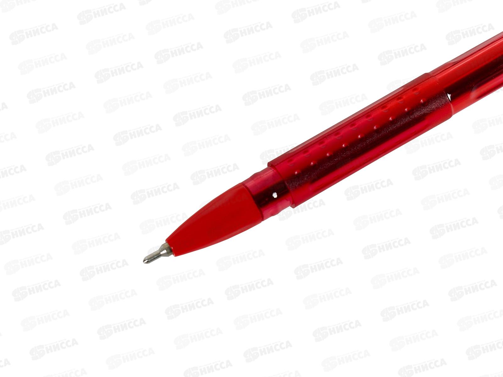Ручка масляная BEIFA Nanoslick красная, 3176-RD *12/144/1728