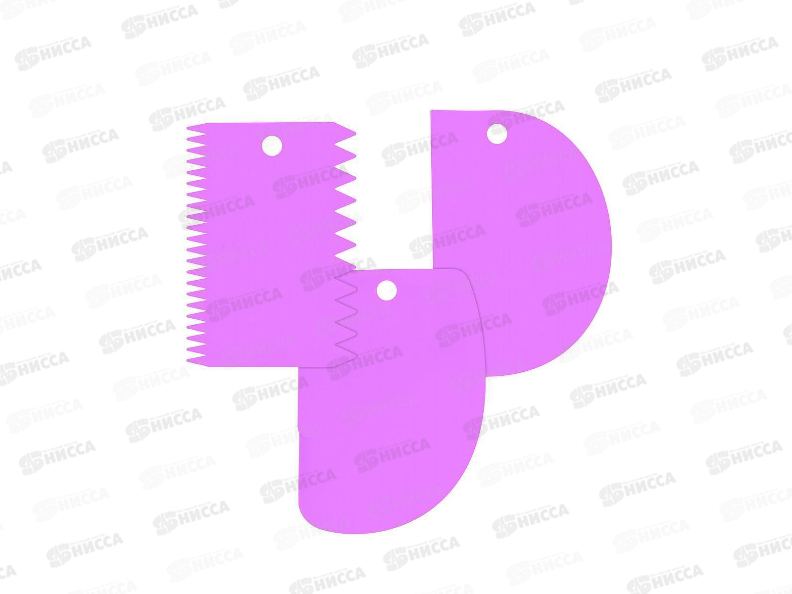 Набор кондитерских шпателей 3цв VL80-246