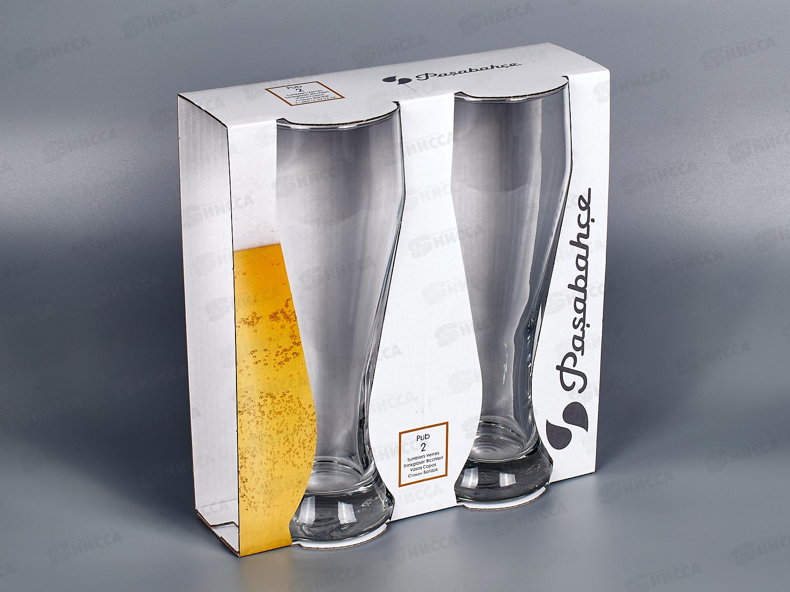 Набор 2 бокала для пива PUB 665мл 42756B *12