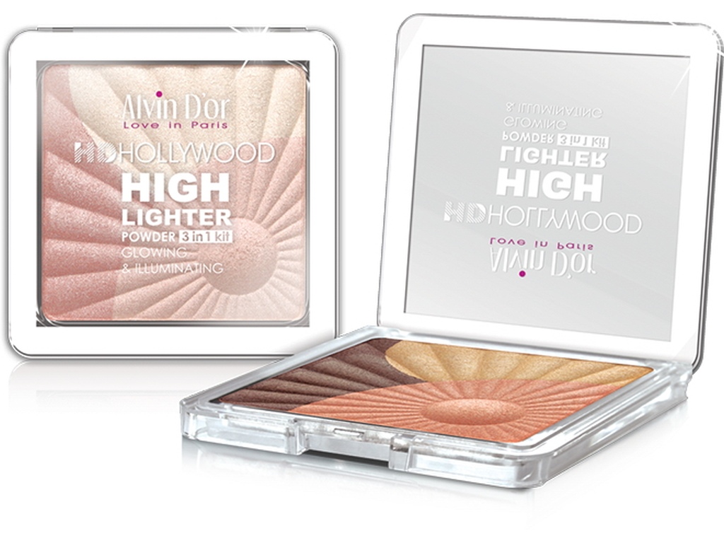 Алвин Дор HL-01 Пудровый хайлайтер для лица №02 *12