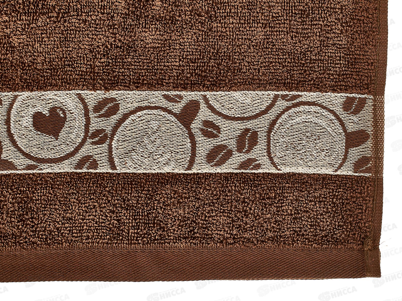 Полотенце махровое 30*60 ЖК Кофе