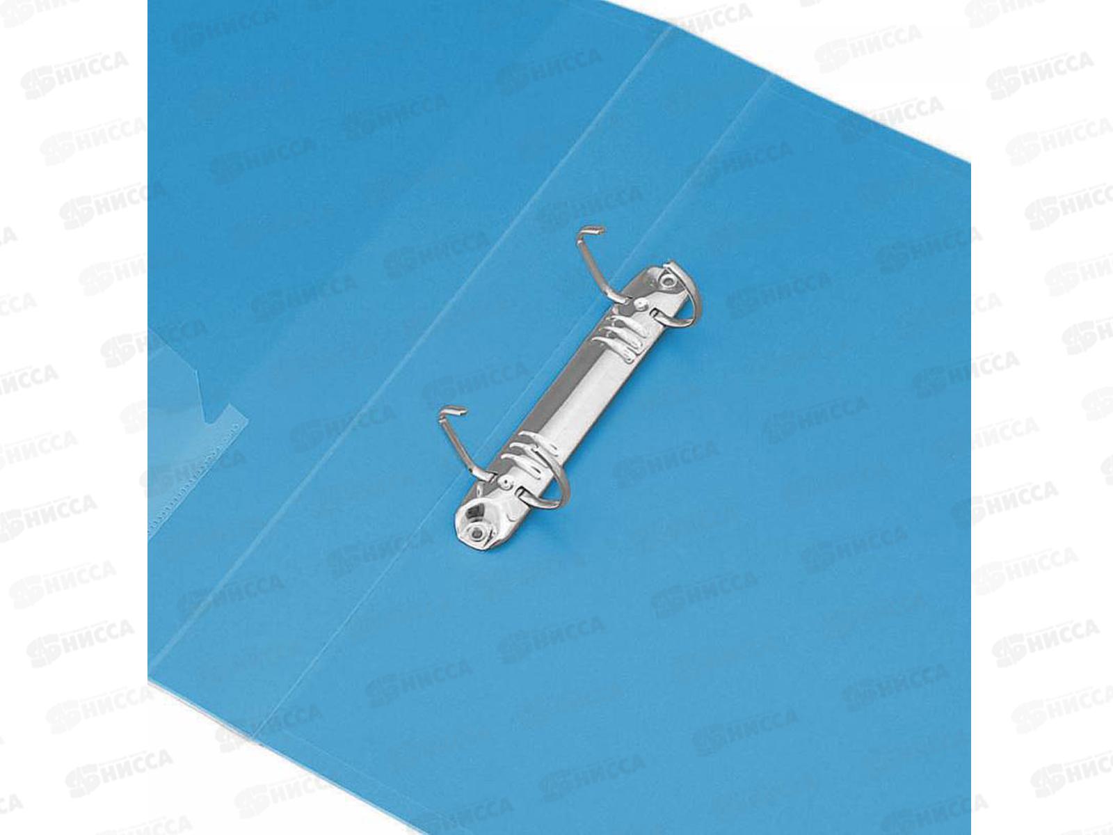 Папка на 2-х D-кольцах  40мм А4 Бюрократ синяя, 816528 *16