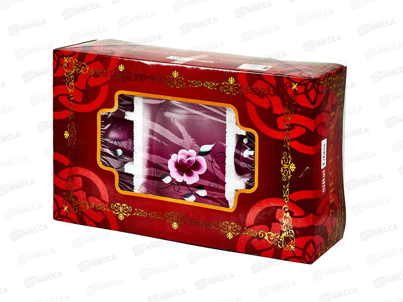 Кувшин 1400мл с крышкой + 6 стаканов 150мл, AL-2533 *8