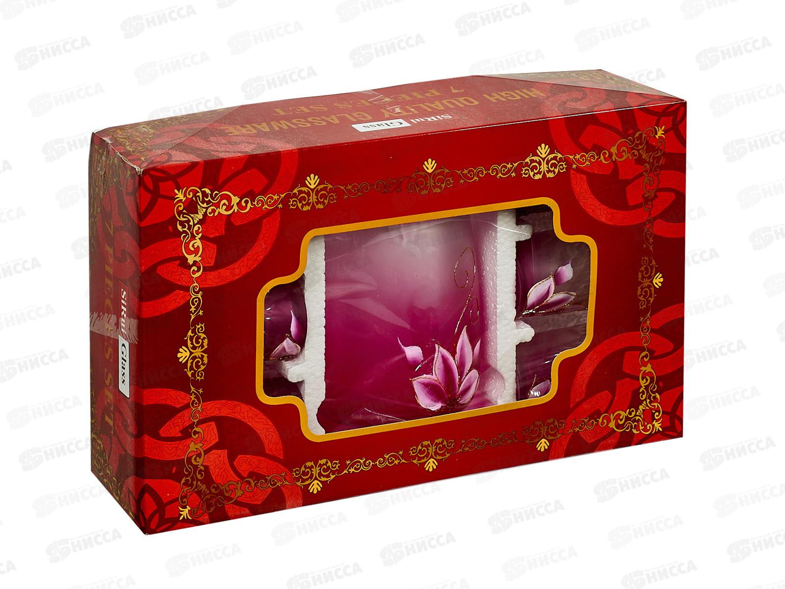 Кувшин с крышкой + 6 стаканов, AL-2535 *8