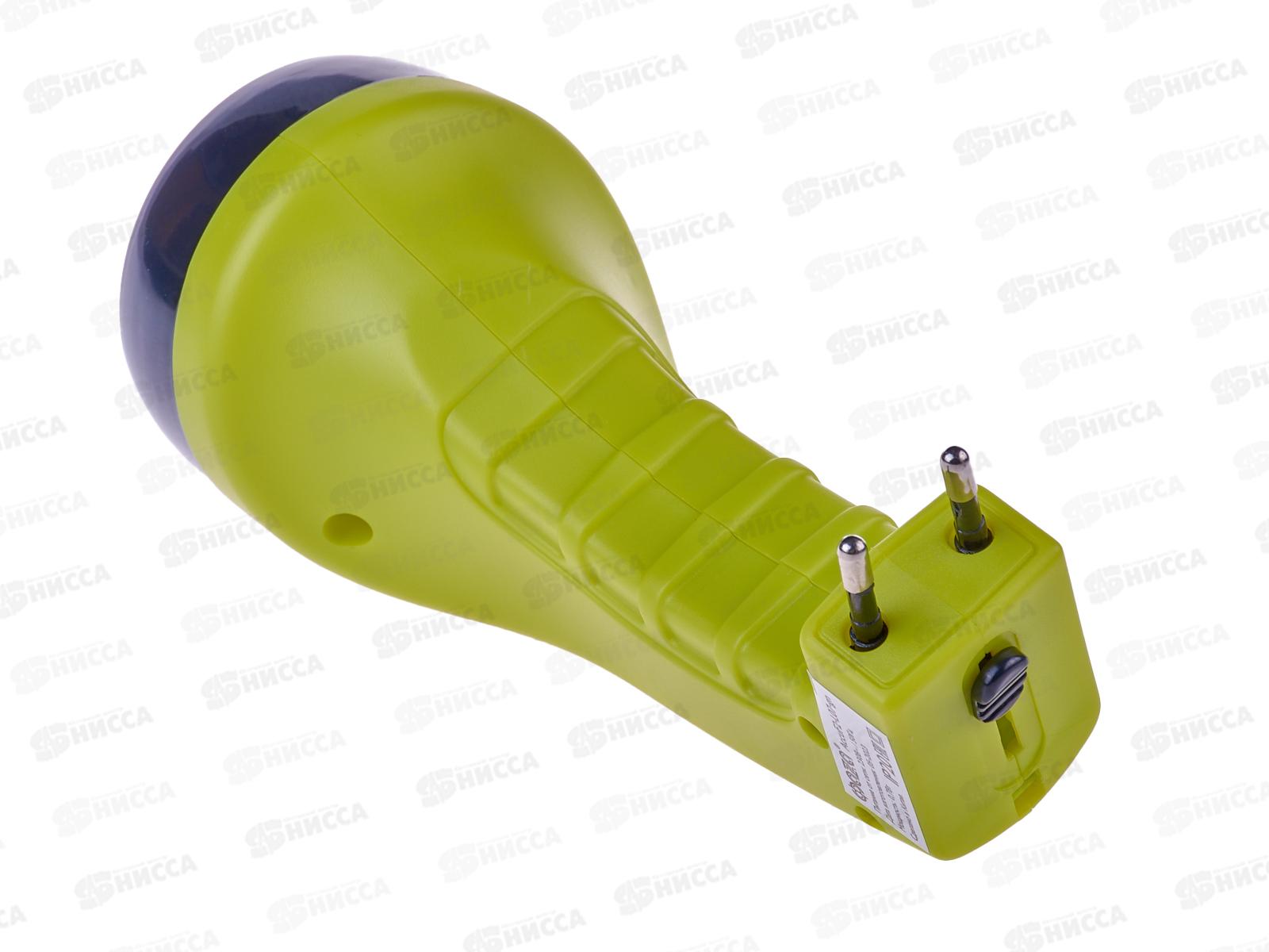 Фонарь ФАZA с аккумулятором, зеленый, F2-L07-gn *20