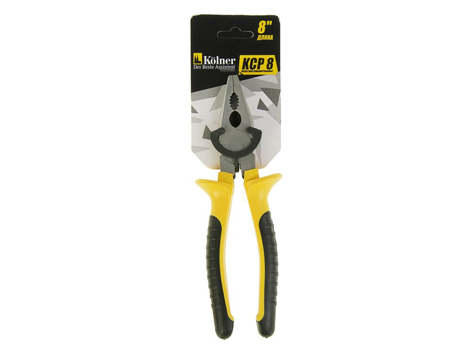 Пассатижи комбинированные. 8&quot углеродистая сталь, Kolner KСР 8 *6/60