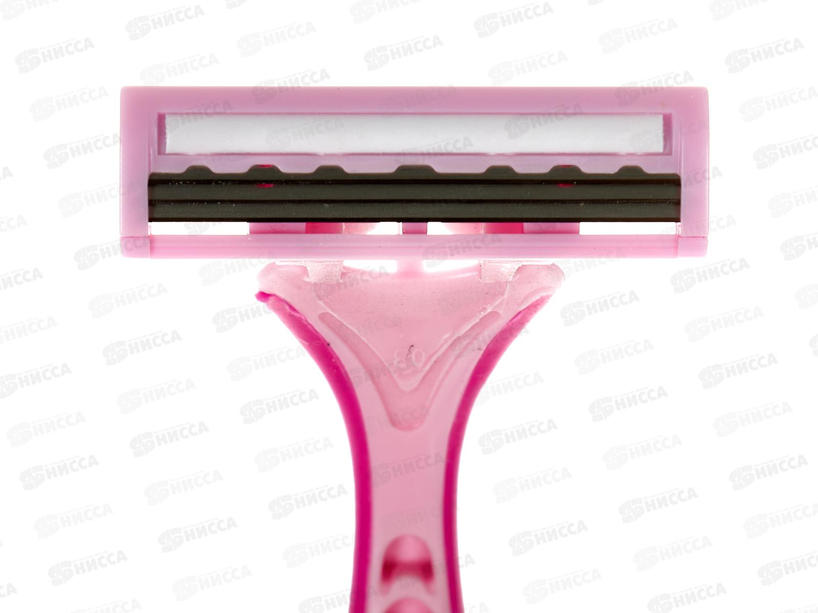 SELENA3 BLUE одноразовые бритвенные станки 24 штуки на карте *672