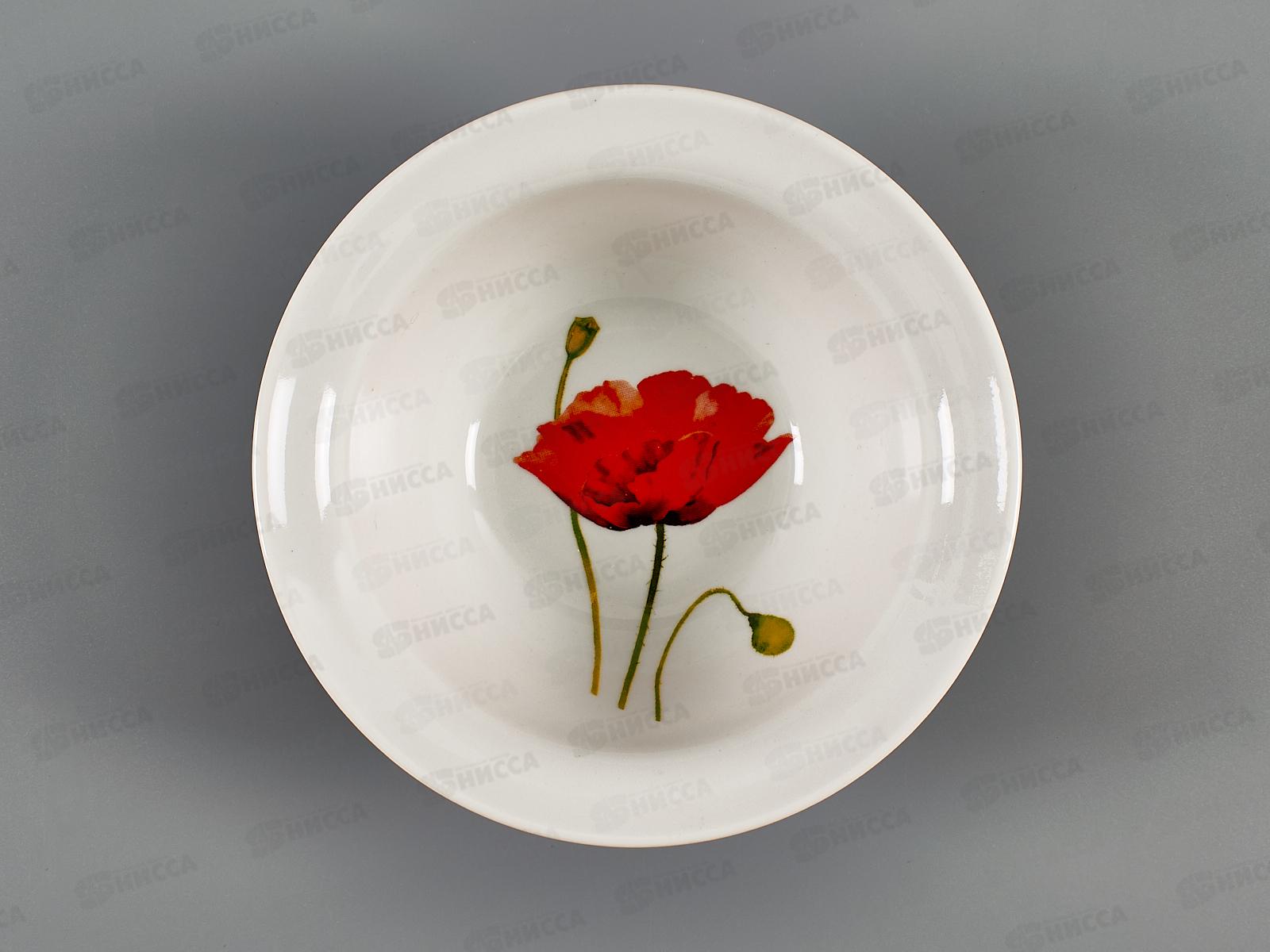 Миска 550см3 Идиллия Алый мак 5С0024 *15