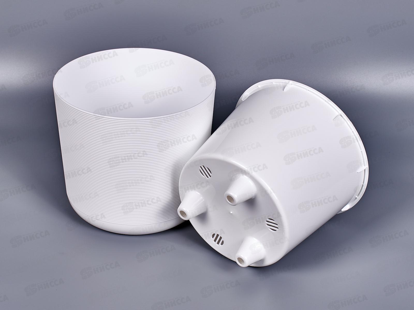 Горшок для цветов ЛИОН 3л  Белый  *10