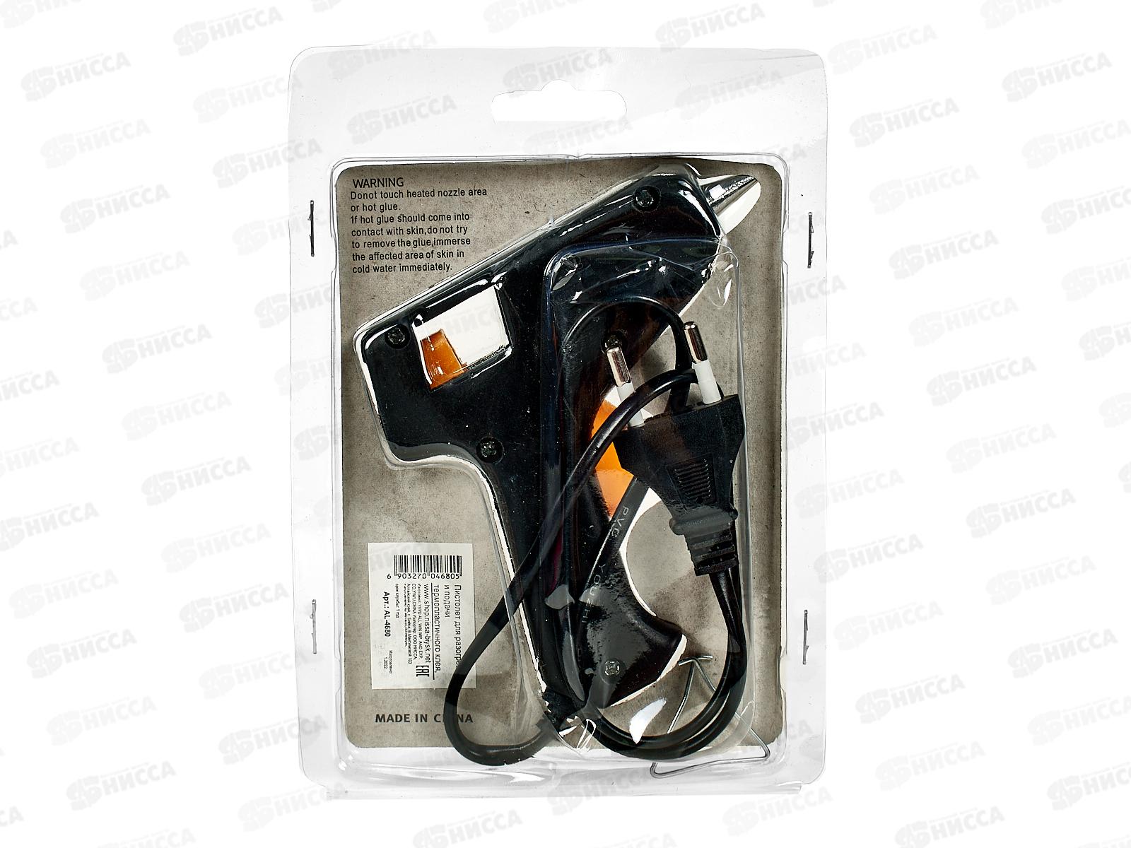 Термоклеевой пистолет 220В, 10Вт, AL-4680