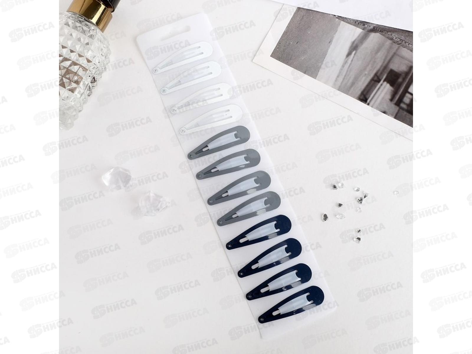 Невидимка для волос 12шт 4,5см классика 2542008 *6