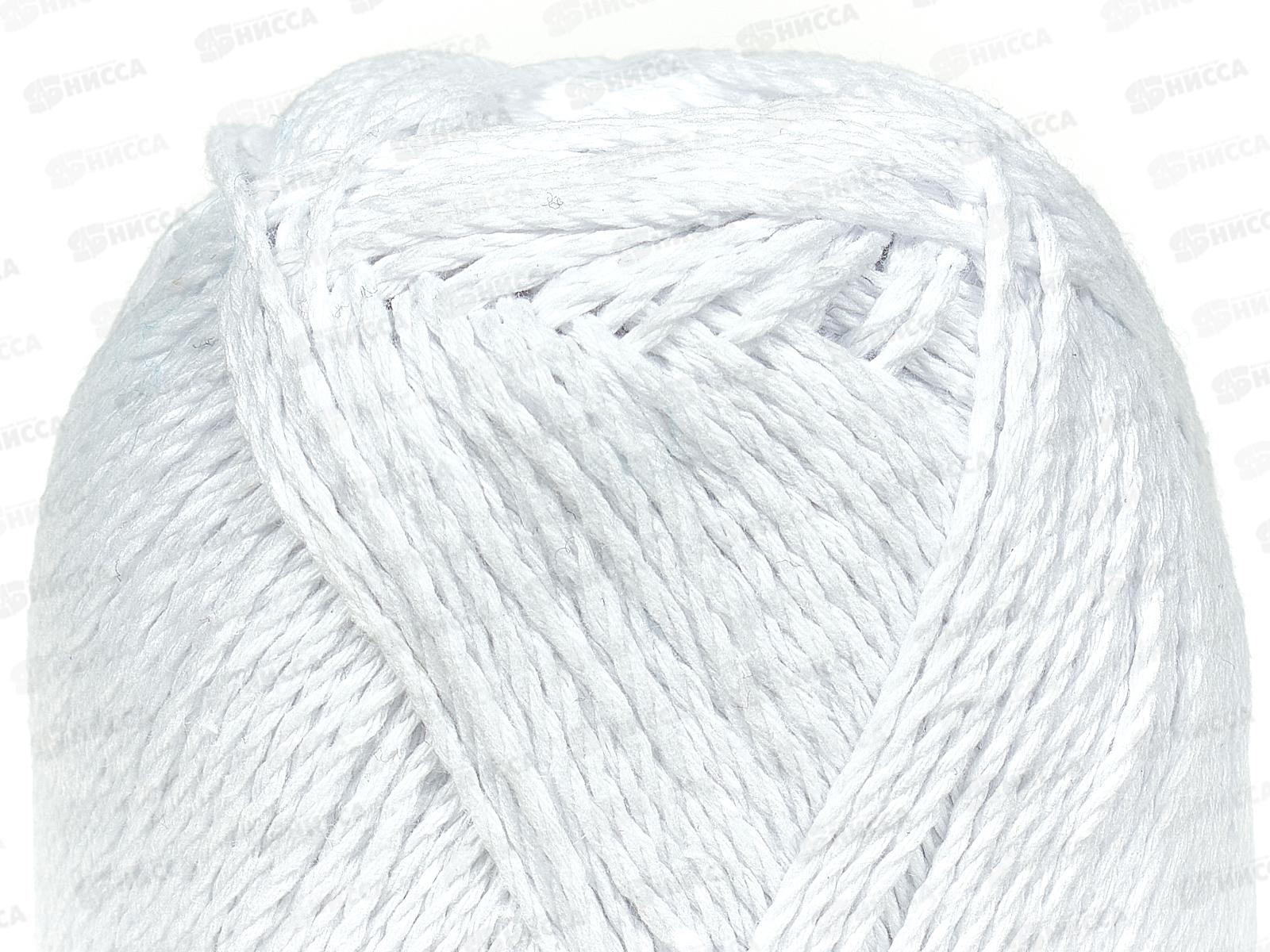 Пряжа Мягкий хлопок 70%/нейлон 30% 100гр 220м отбелка 002
