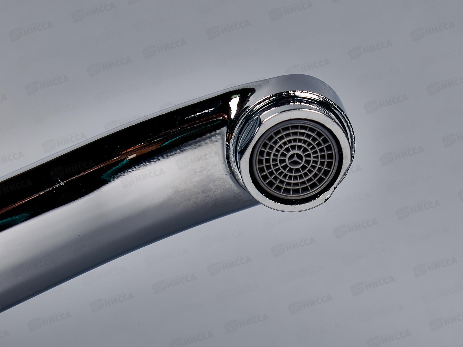 Смеситель Союз кран, керамический картридж, для кухни, 40мм шпилька хром без подводки 566-168  г