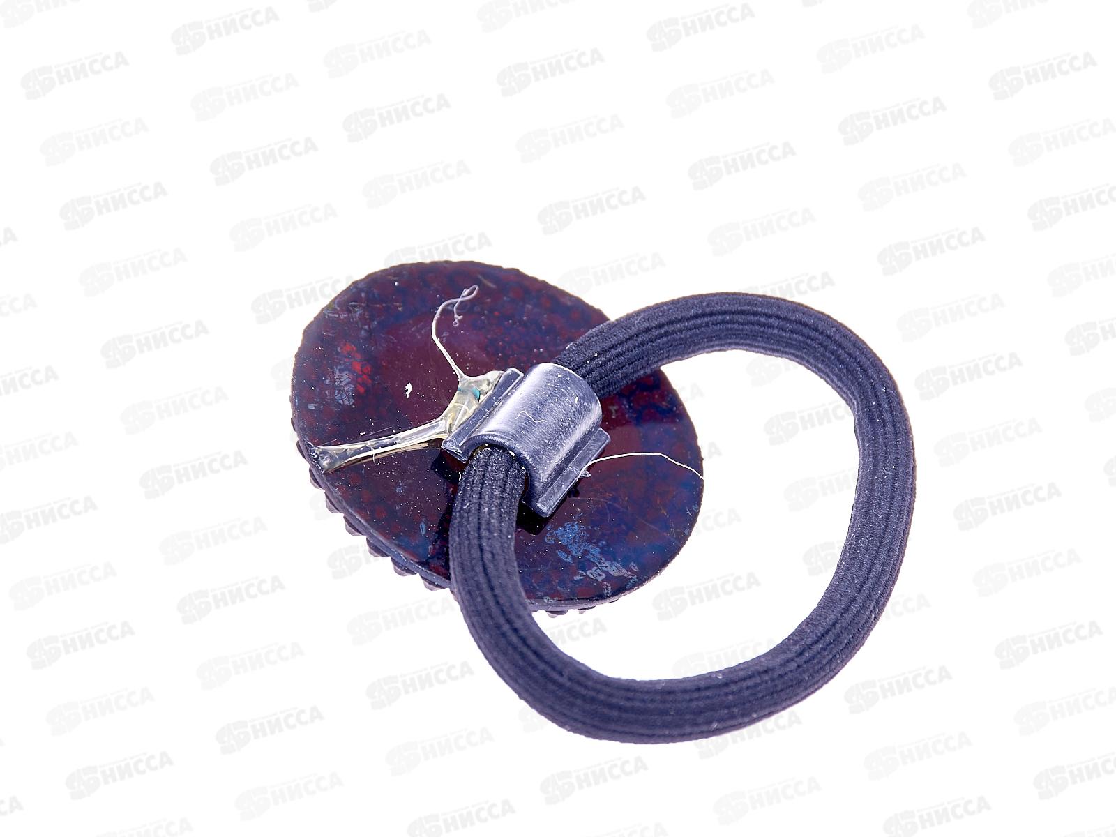 Резинка  для волос ОГ421 Хрусталик стекло круглая *1/12