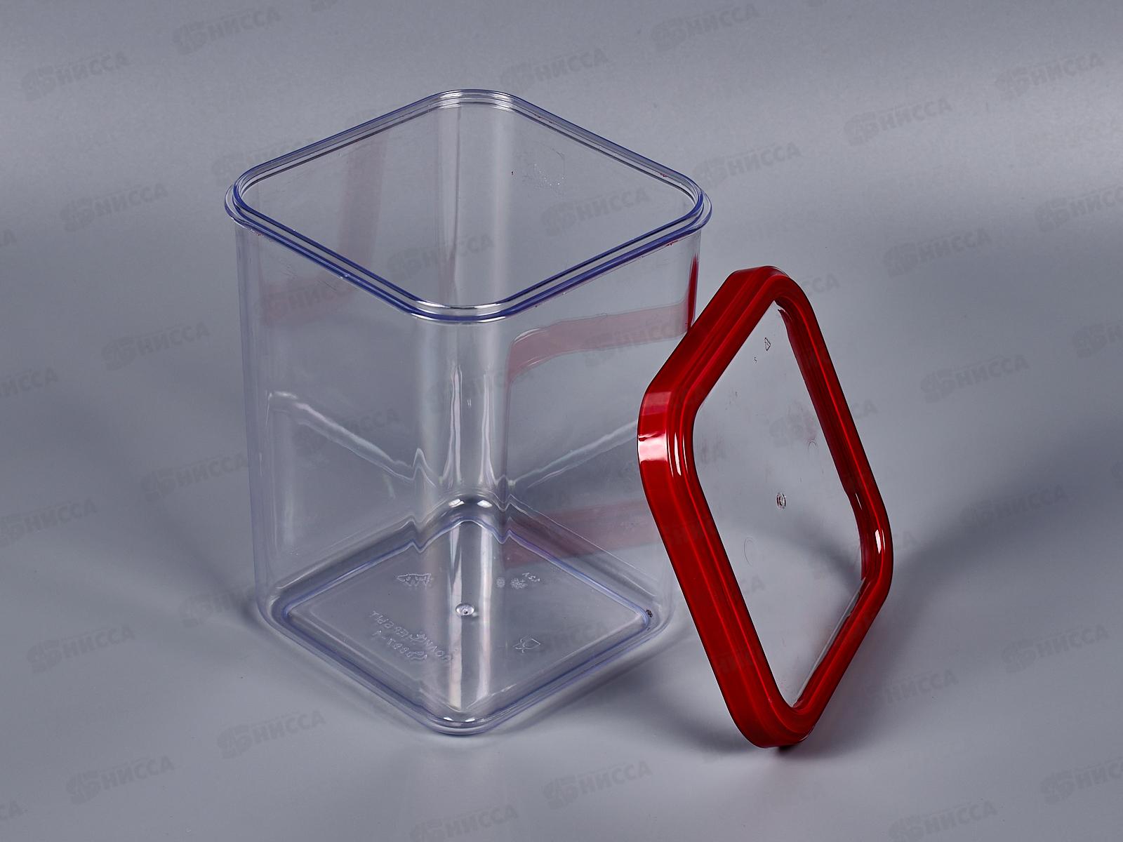 Банка 1,2л &quotПРЕМИУМ&quot квадратная С26702 *12