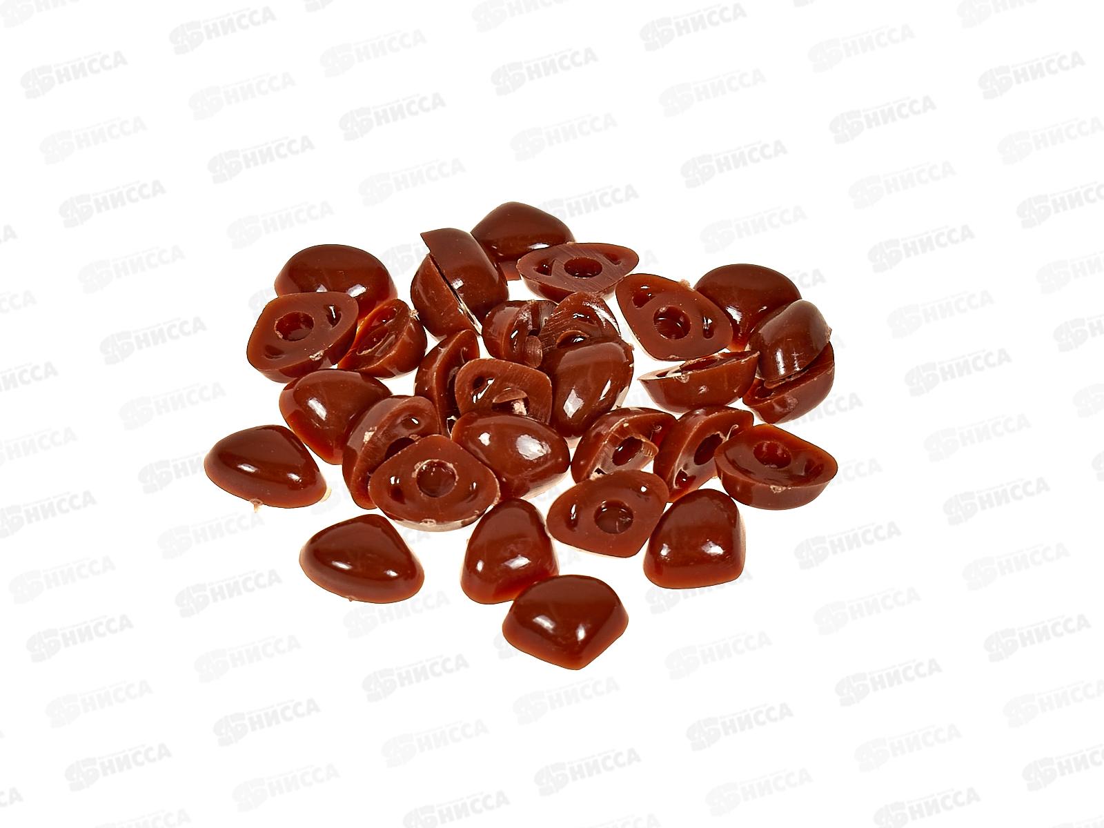 Декор элементы Альт НОСИКИ коричневые 9*7мм,2-528/03*10