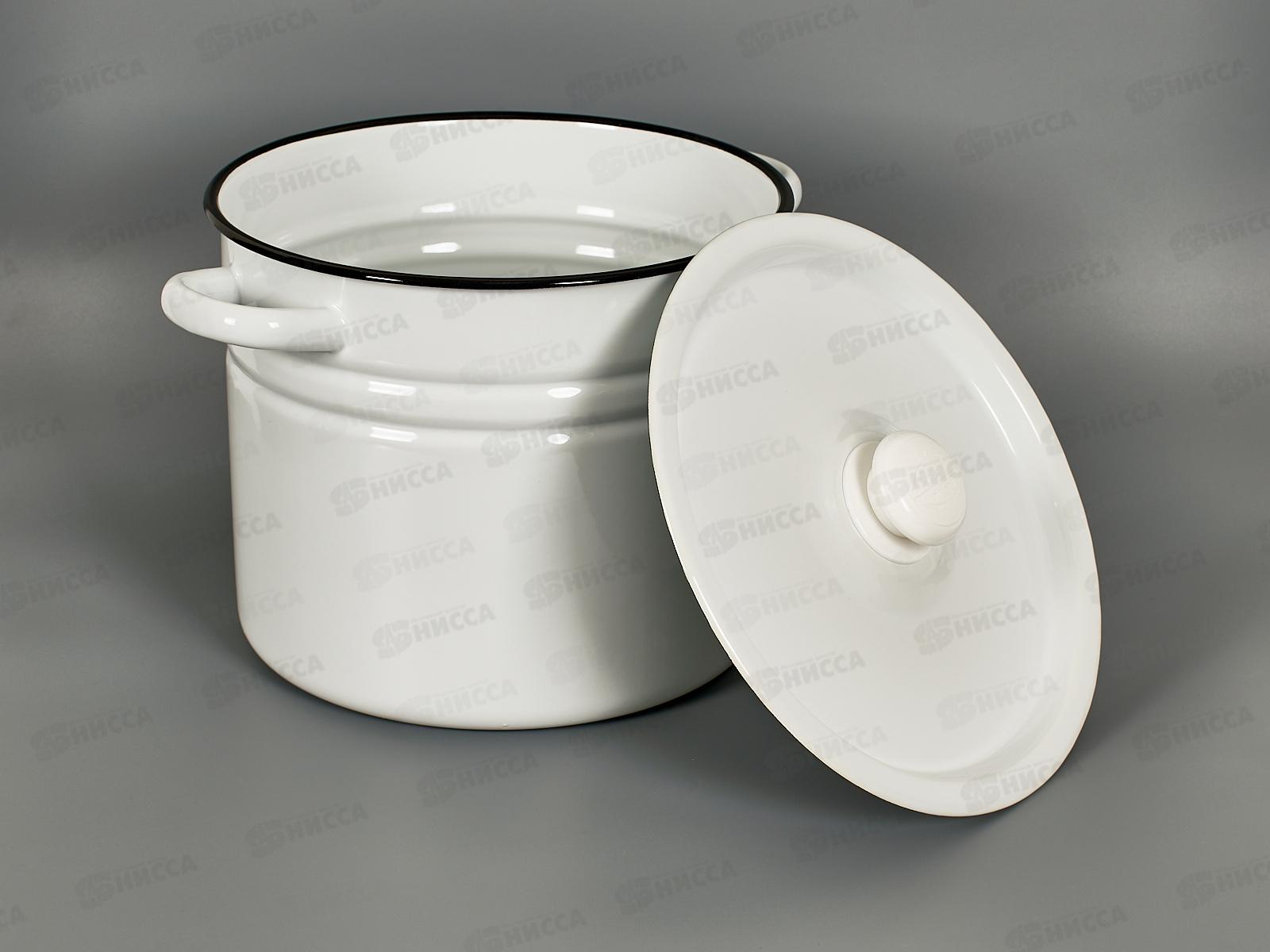 Кастрюля 9,0л цилиндрическая светлая с пластмассовой кнопкой С41622.3