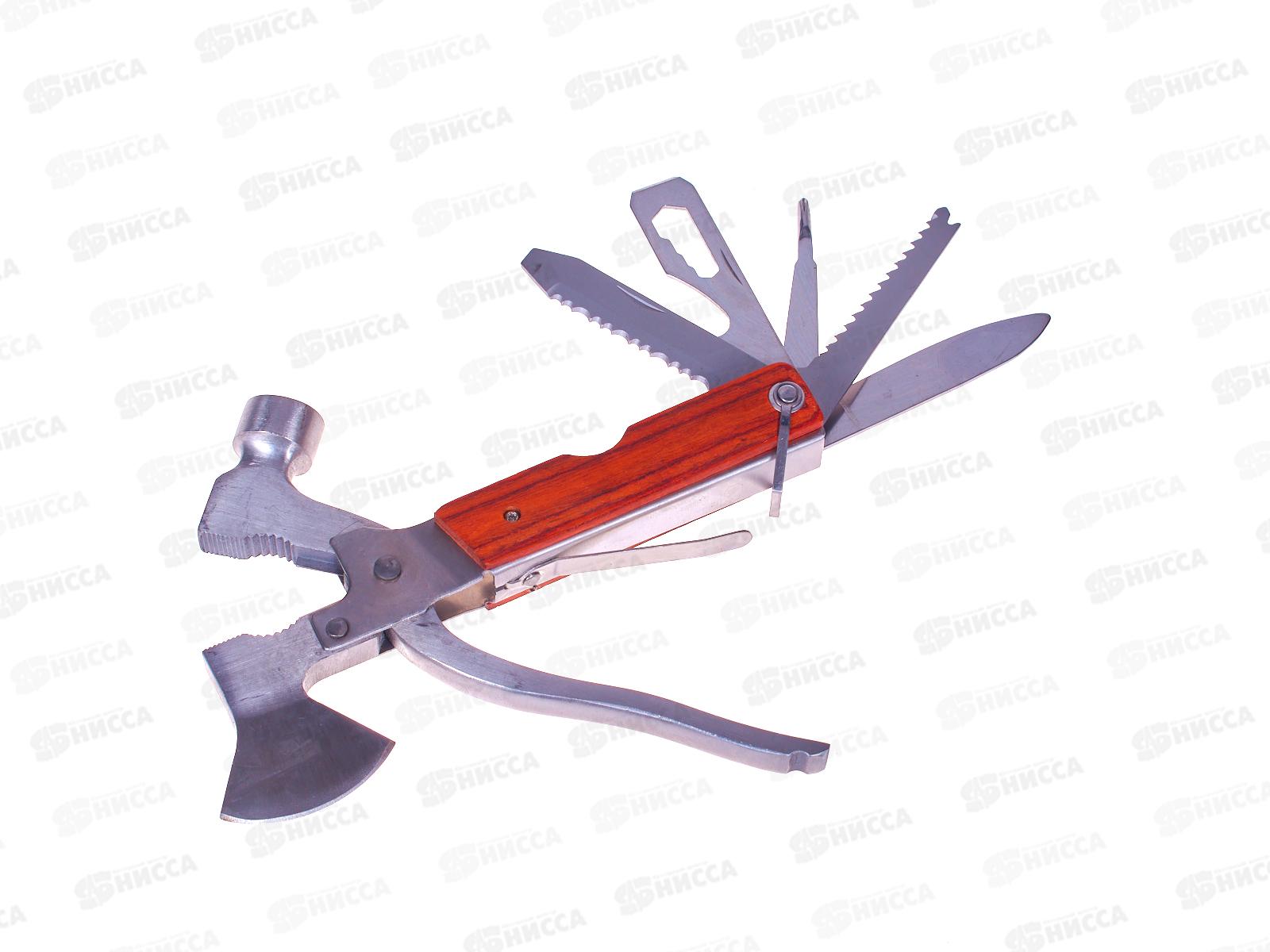 Набор походный (046225) молоток,топор,пассатижи,открывашка,ножи,пила   Ж