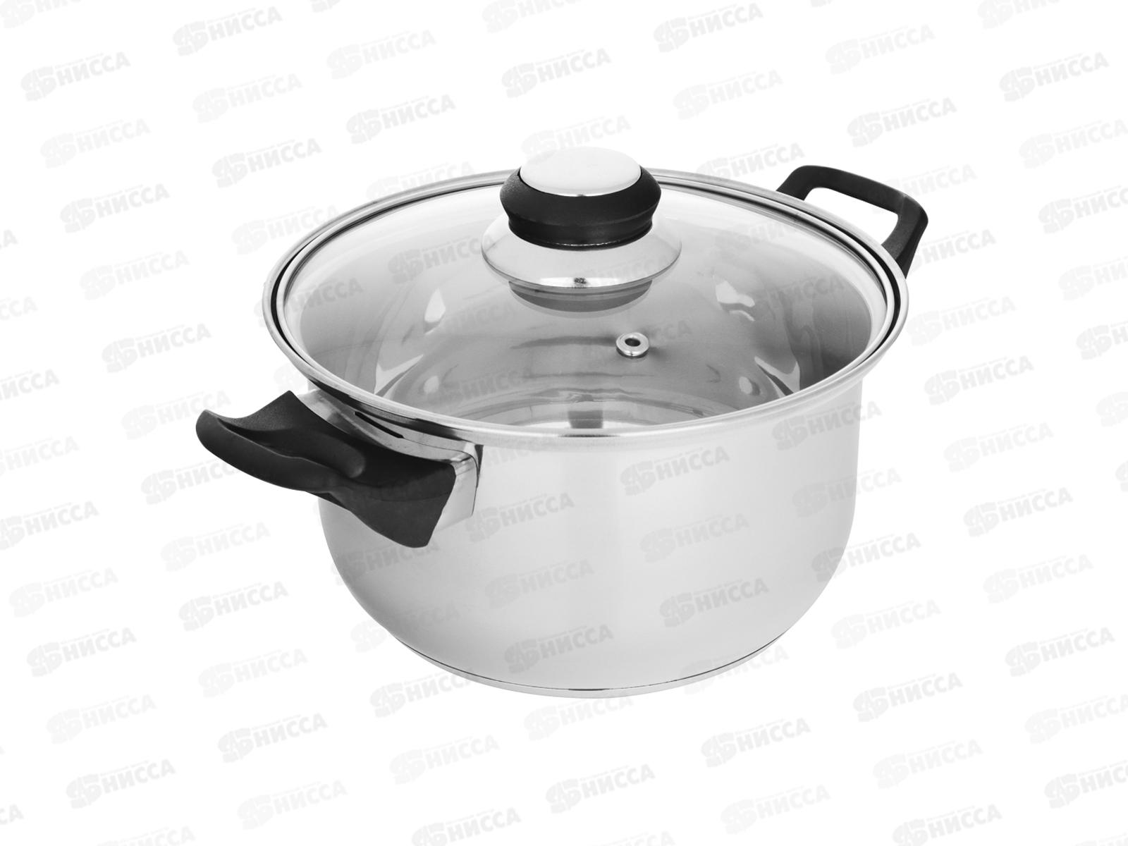 Кастрюля 2,1л Стрейтон стеклянная крышка 822-118 г