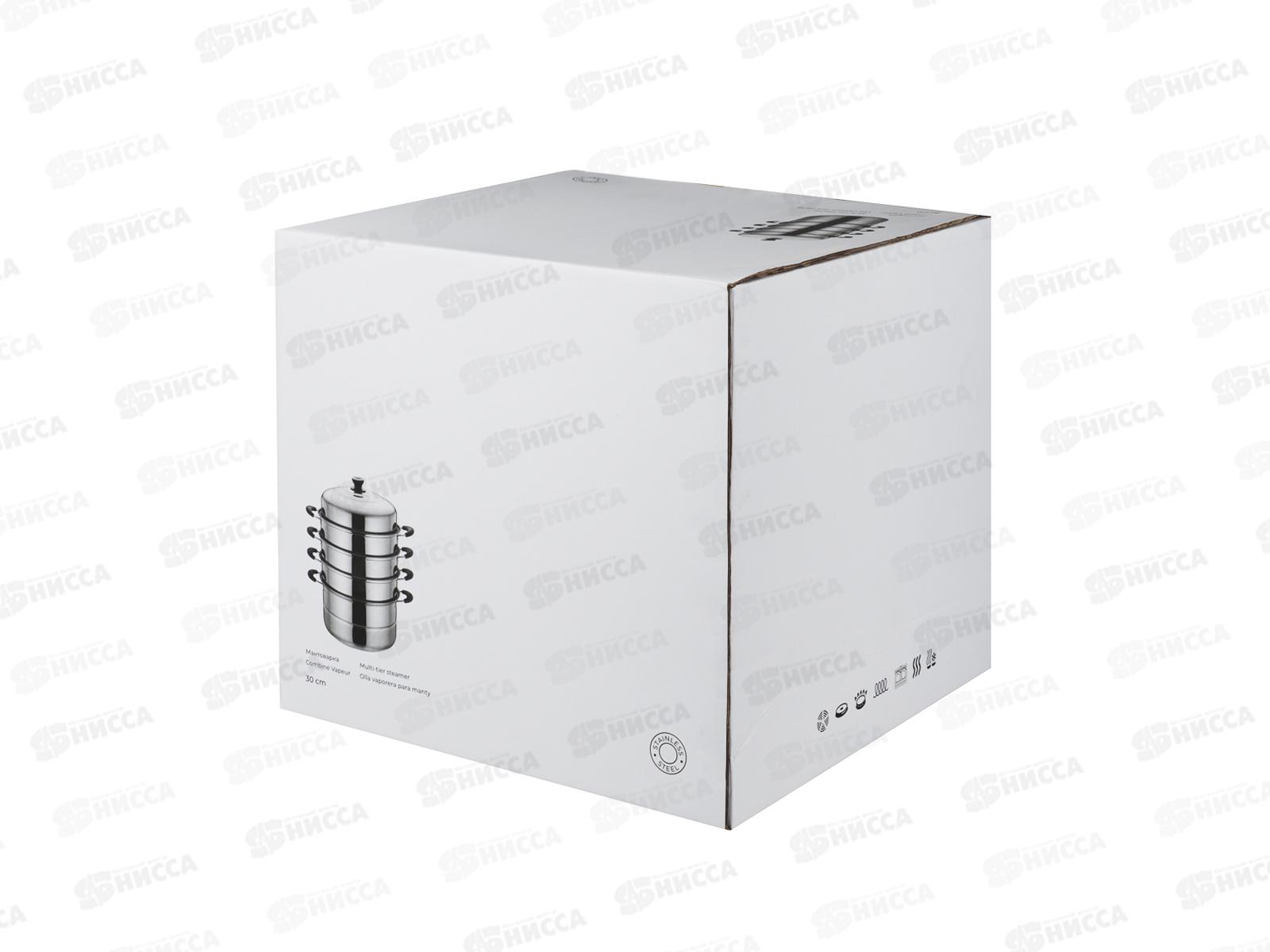 Мантоварка 30см нержавеющая сталь 4 яруса 822-129 *4 г