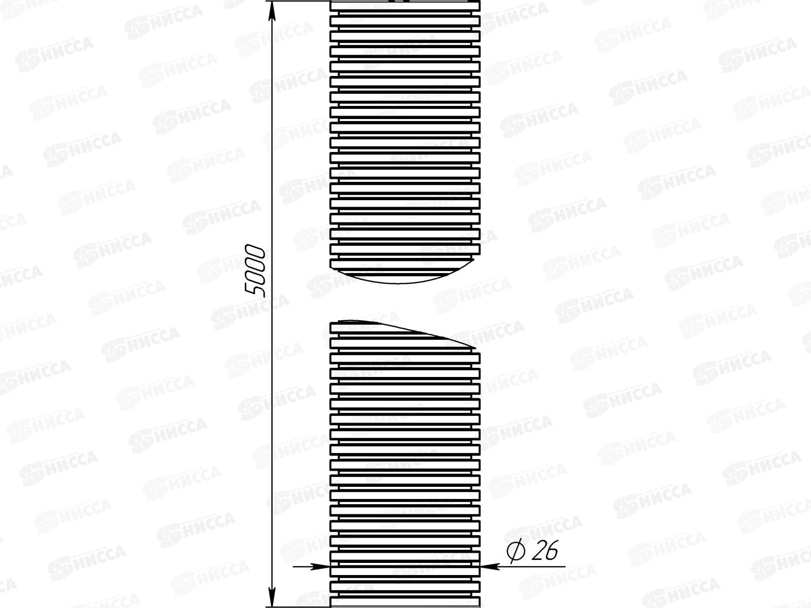 Шланг сливной для стиральной машины в бухте 50 метров *5