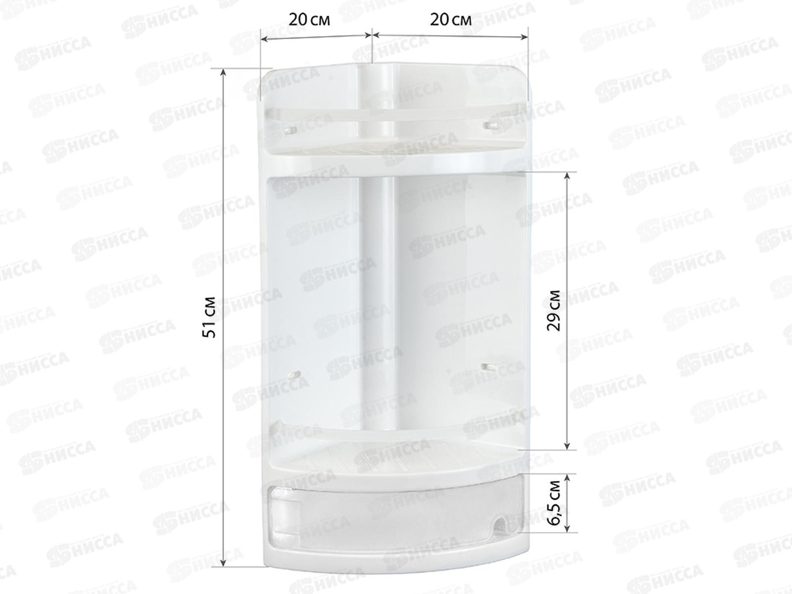 Полка в ванную Прозрачный М2759 *6