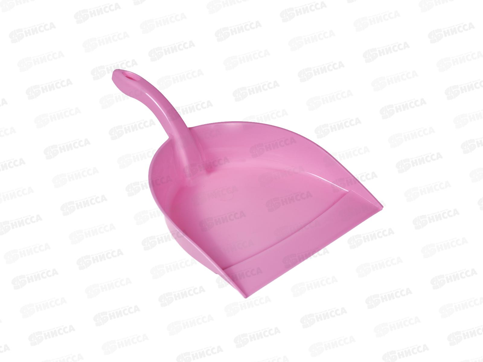 Щетка-сметка с совком ИДЕАЛ Розовый М5171 *22