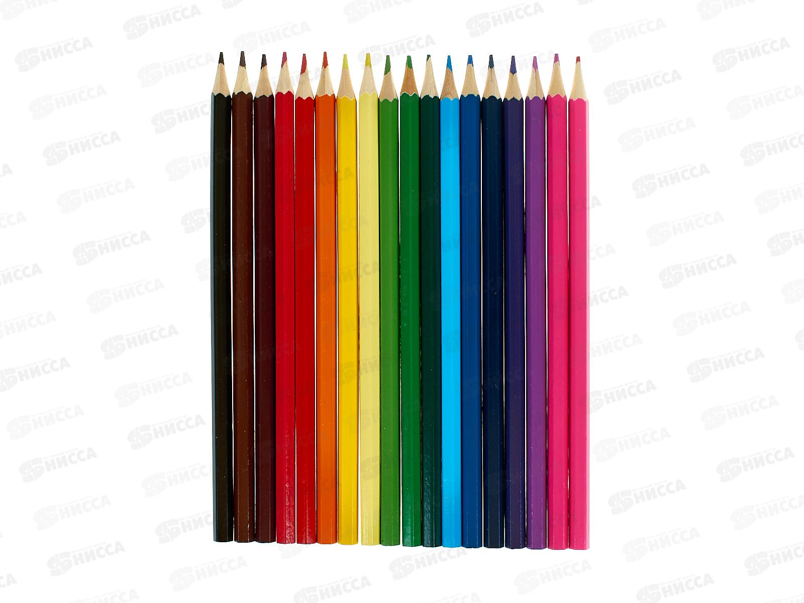 Карандаши 18цветов BEIFA Яркий мир, 29098 *8/96