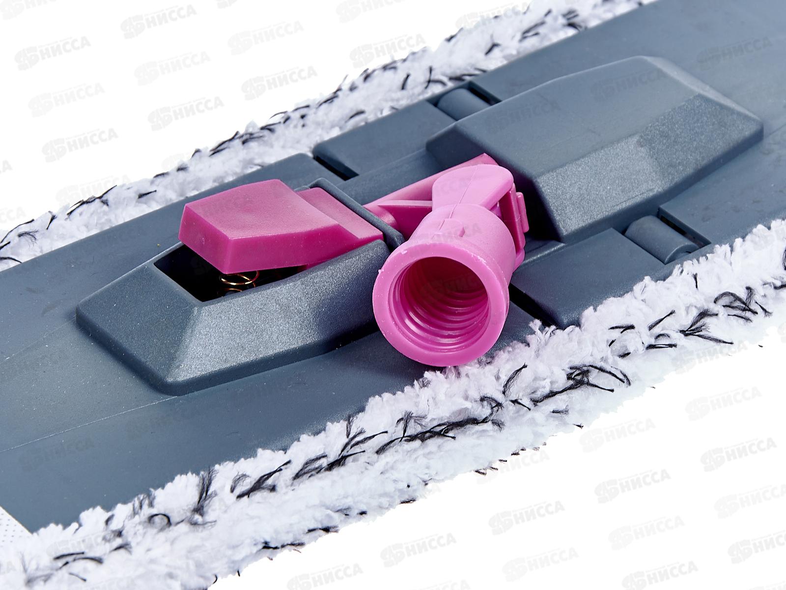 Швабра универсальная с черенком 120см ПРОФИ серый, PT9009 *12