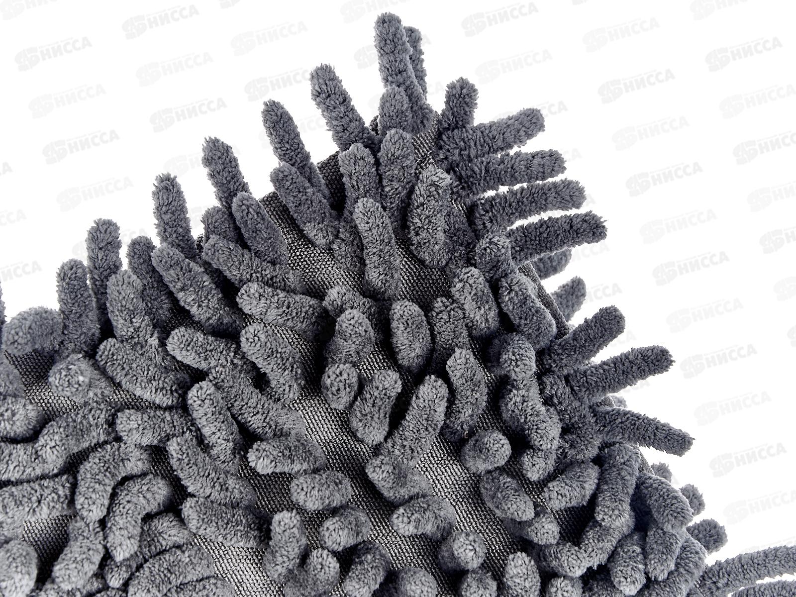 Швабра универсальная с черенком 120см ЭКСТРА серый, PT9012 *12