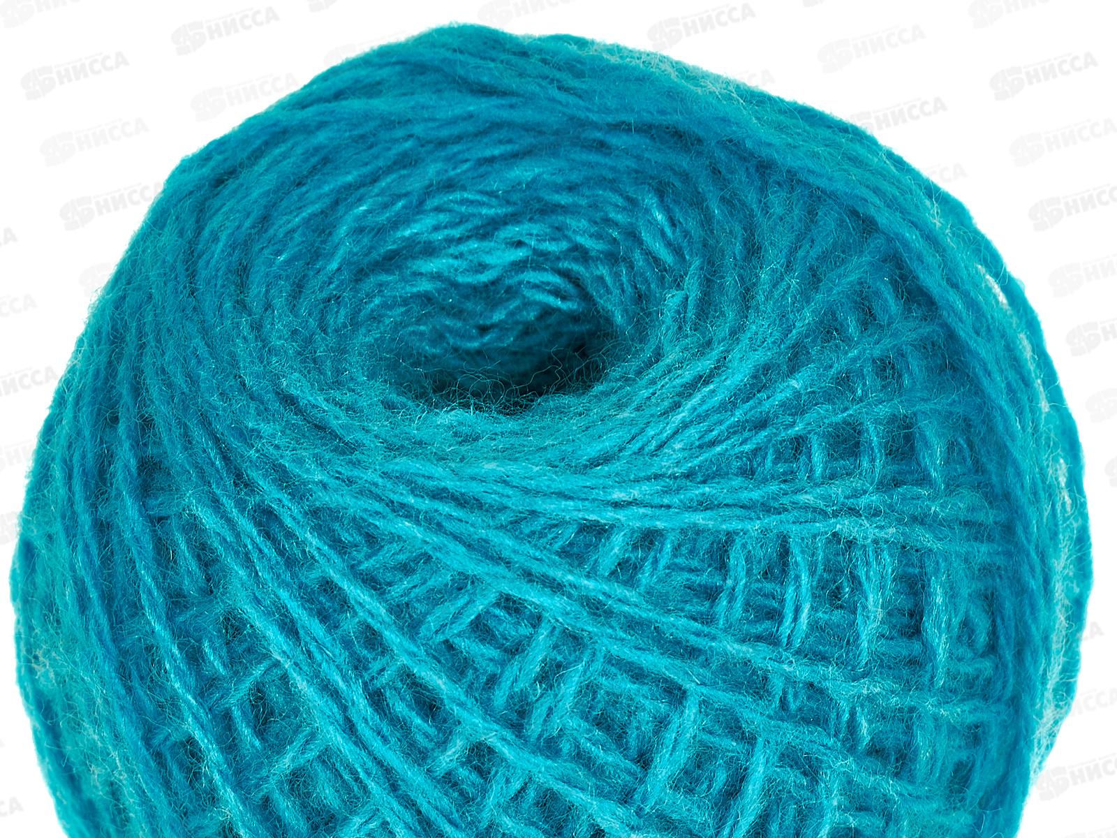 Пряжа 100% акрил 50гр130м (бирюза) 27 *10