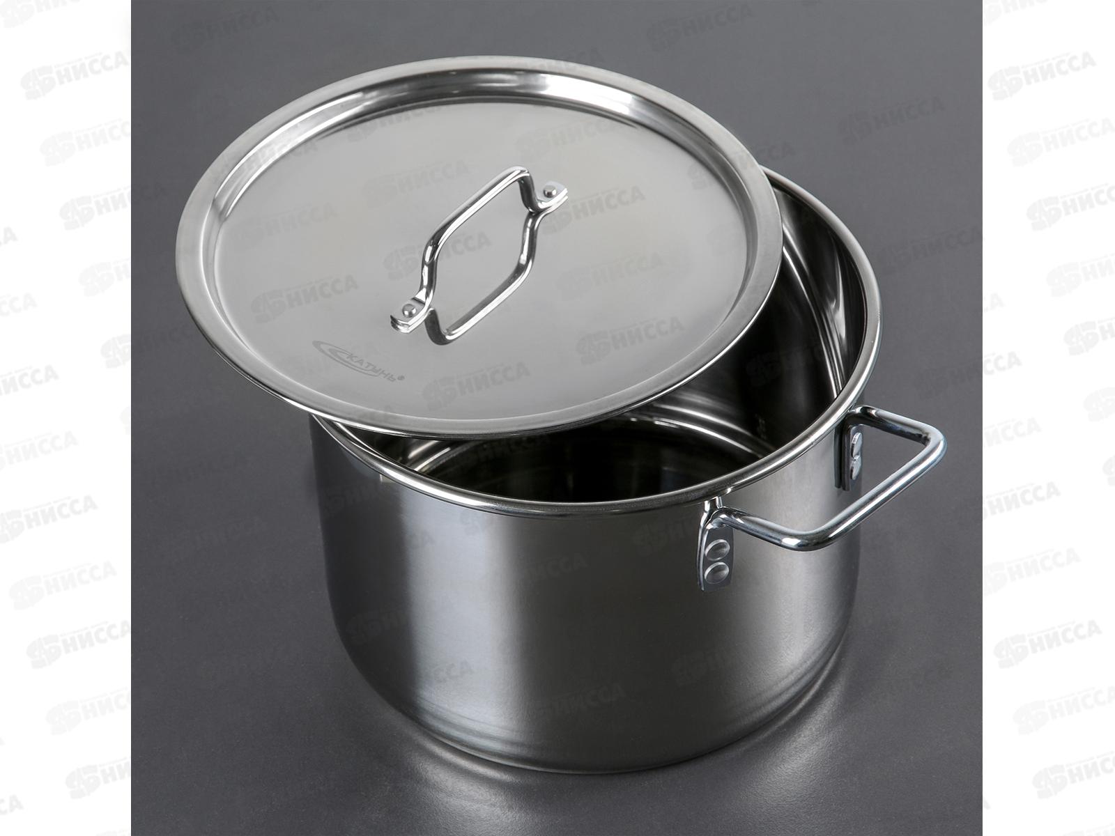 Кастрюля 15,0литров d-30 h-25 KT-ОБ-15К капсульное дно *1