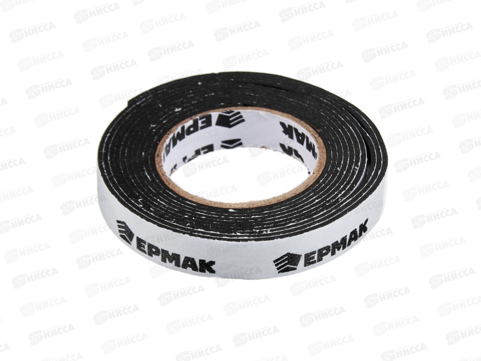 Лента клеящая 2-х сторонняя для АВТО 12мм*2м черная 472-015 г