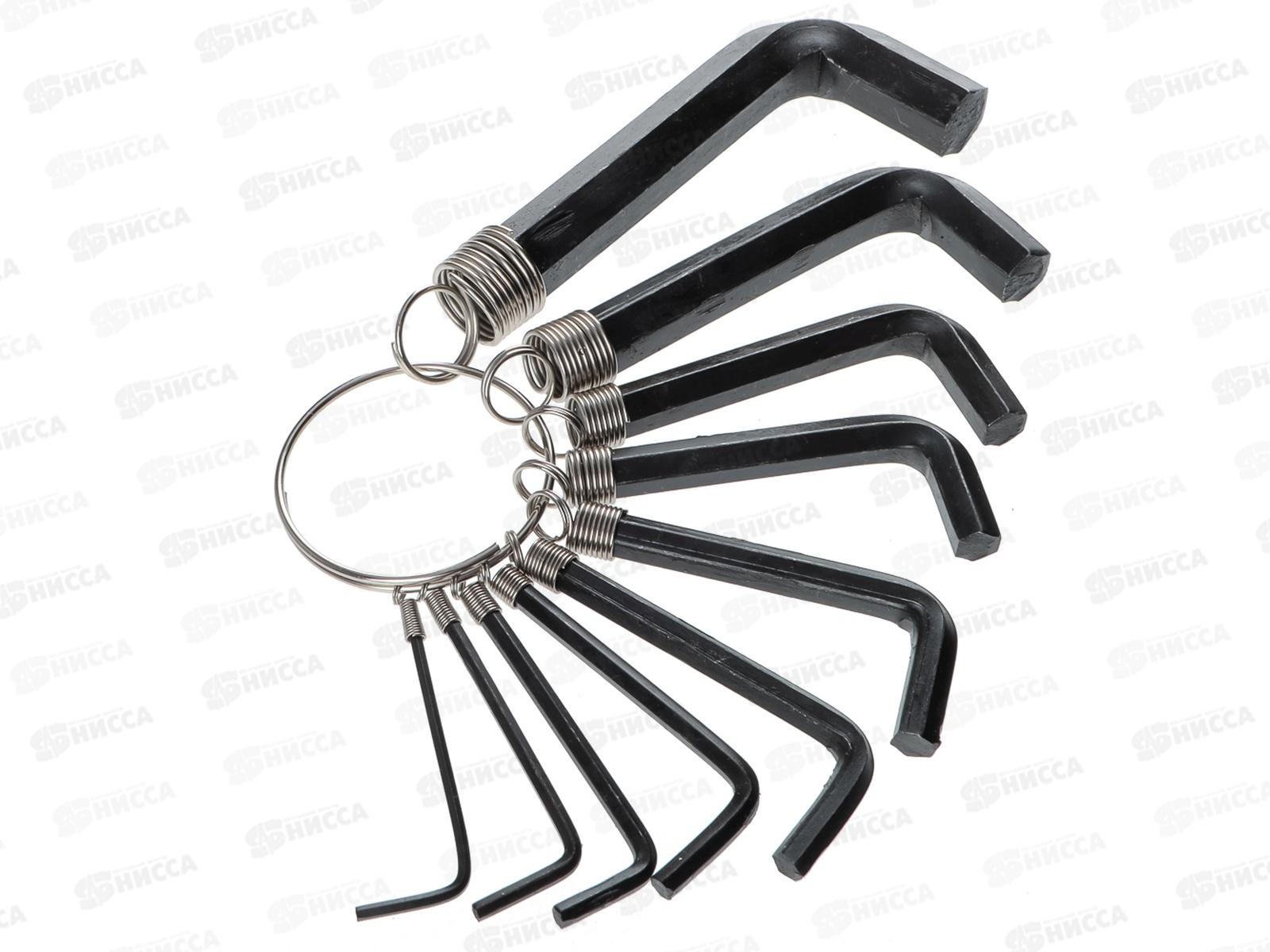 Набор шестигранников НЕХ 1,5-10мм 10шт 657-618 г