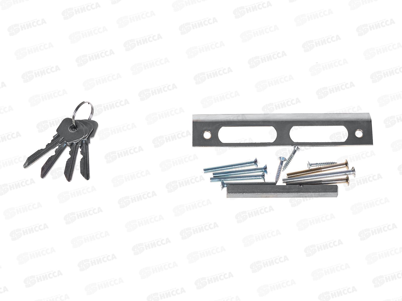 Замок врезной 3В7 01 цилиндрический 2ключа медь Омега *10