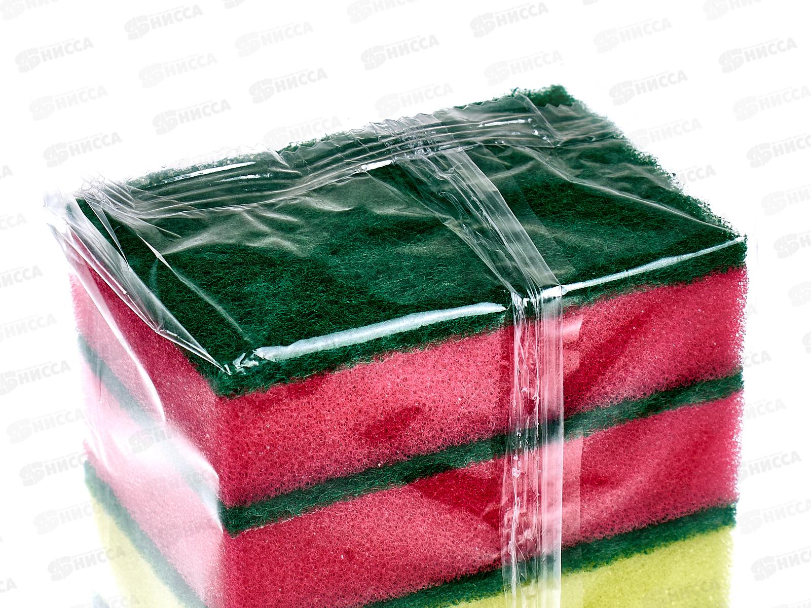 Губка для посуды DOMINA 5шт миди 9*6*2,5 *60    Р