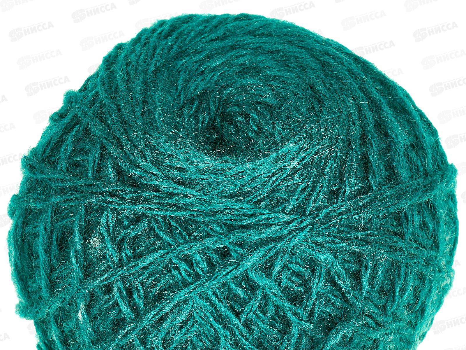 Пряжа 100% акрил 50гр130м (изумрудный)*10