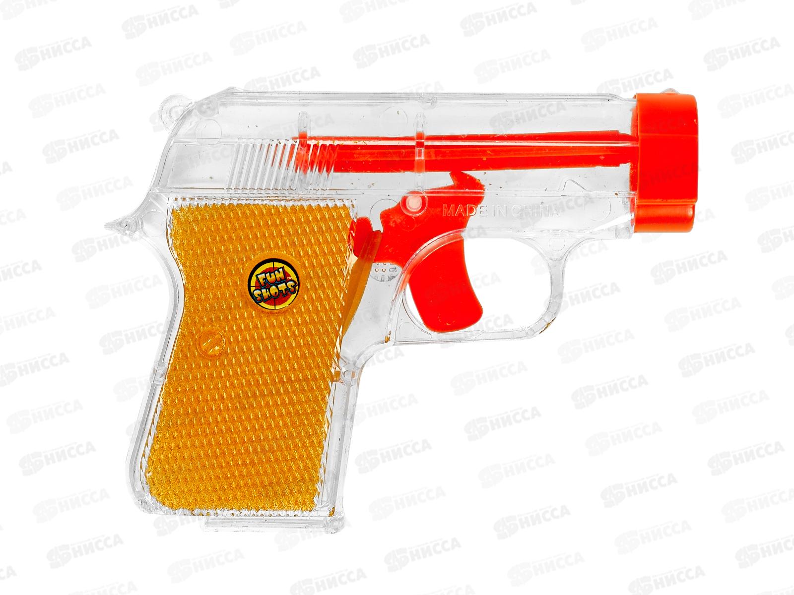 Пистолет пластмассовый с дротиками и мишенью, РАС 15х23см, М6395, К85559