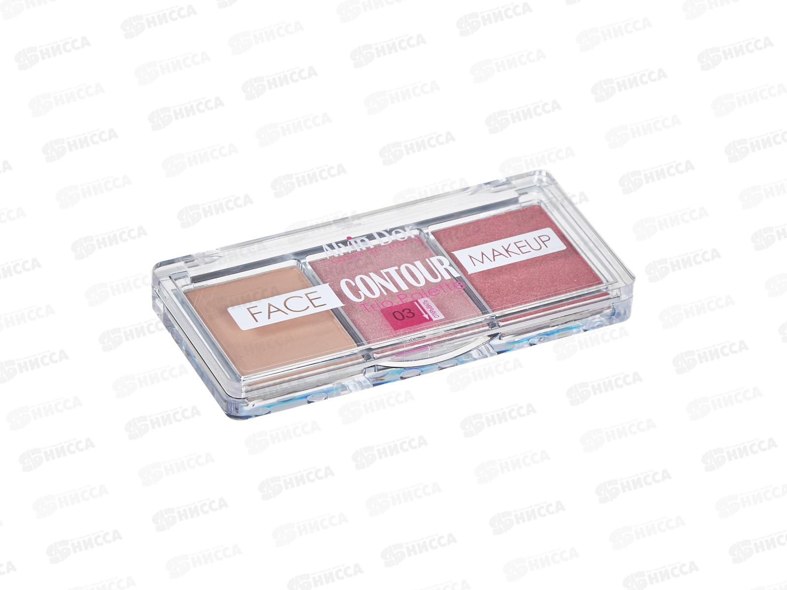 Алвин Дор Палетка FC-12 3х1(контуринг+хайлайтер+румяна) №3