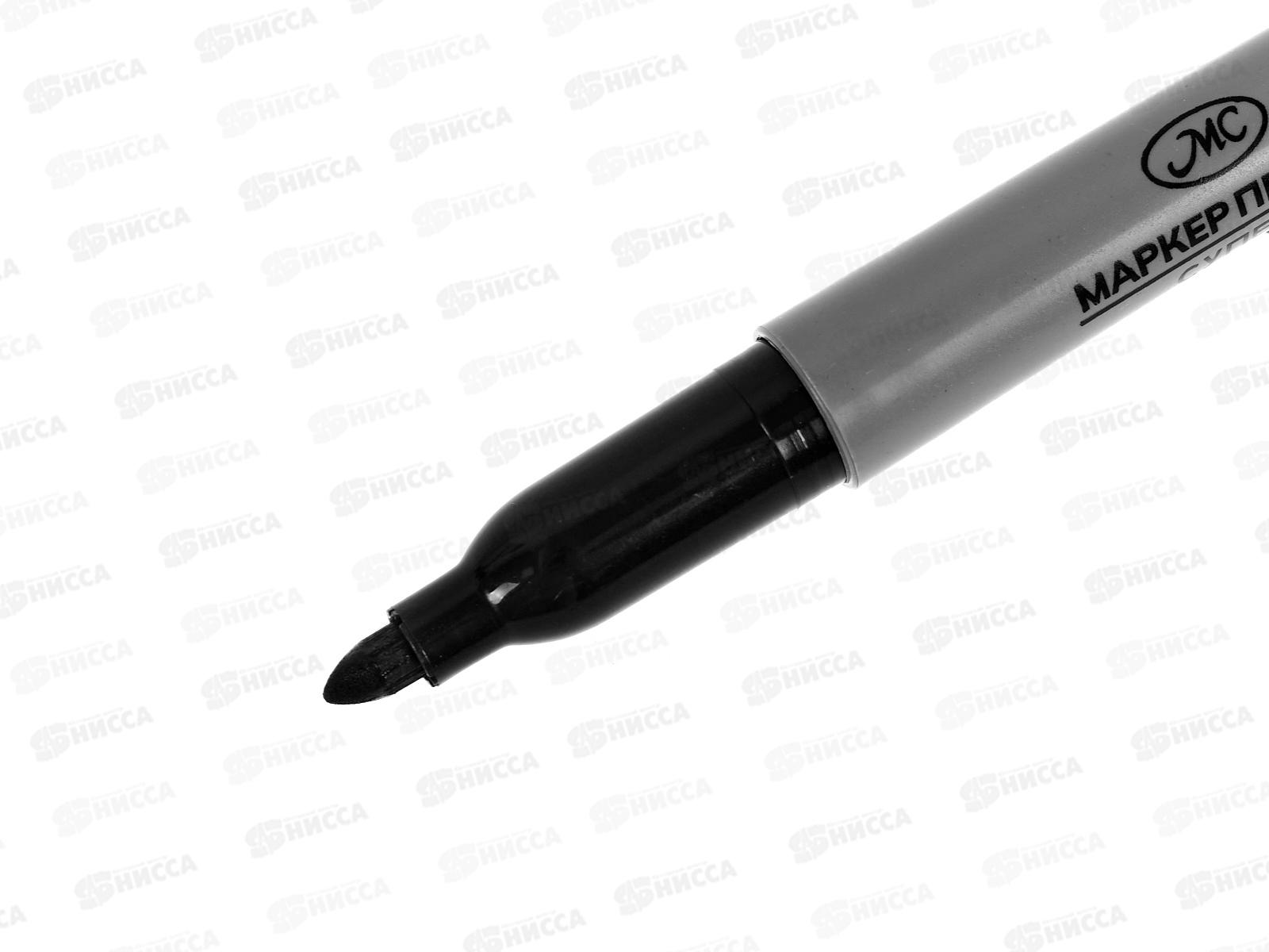 Маркер BASIR 9500 перманентный черный 2мм *12/1200